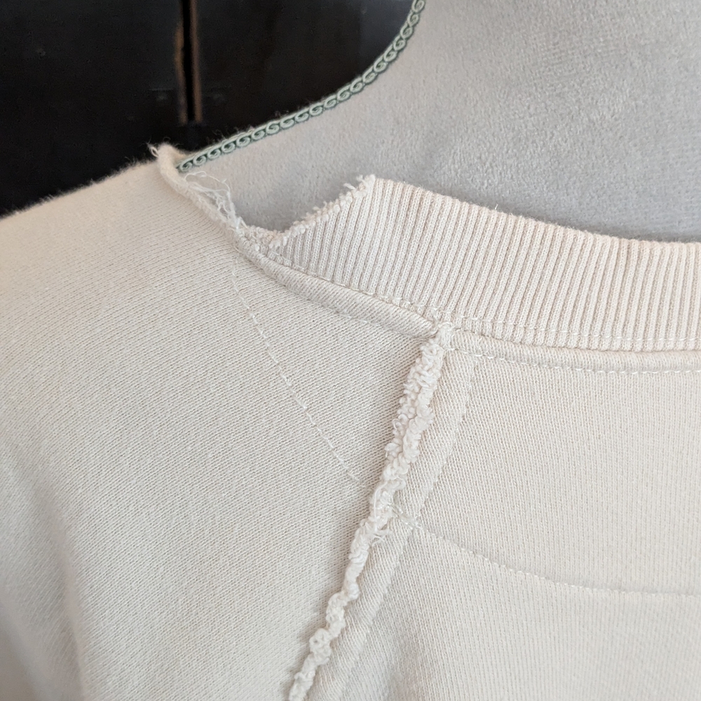 Aerie Women's Large Beige/Cream Sweatshirt - Picture 3 of 4
